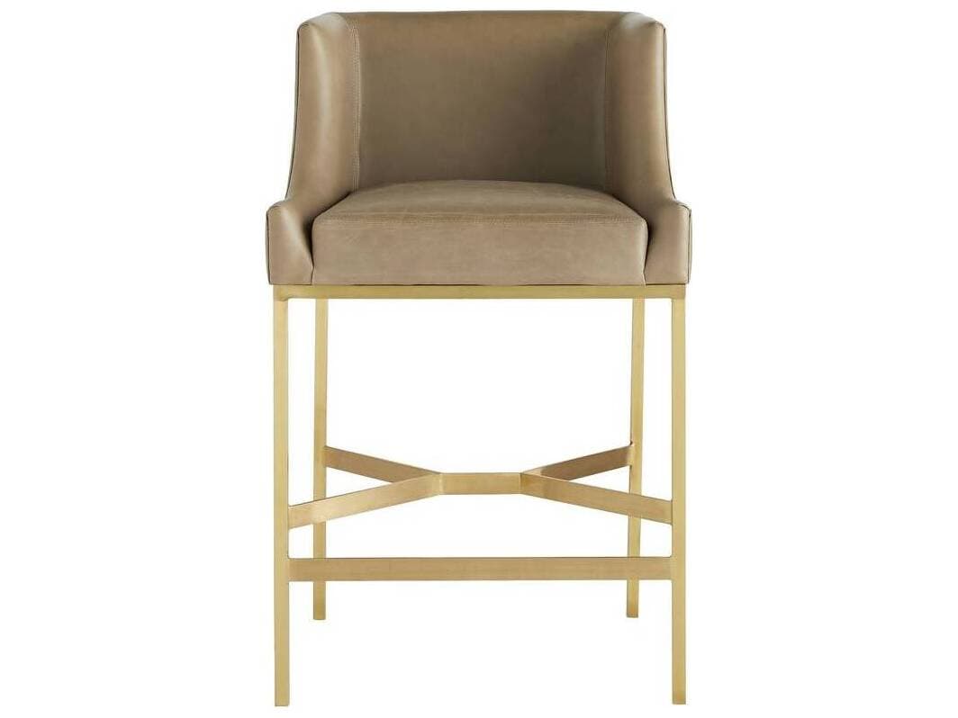 Arteriors Home Morel Leather Counter Stool Dalia