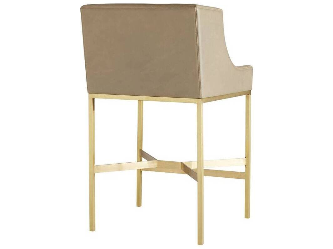 Arteriors Home Morel Leather Counter Stool Dalia
