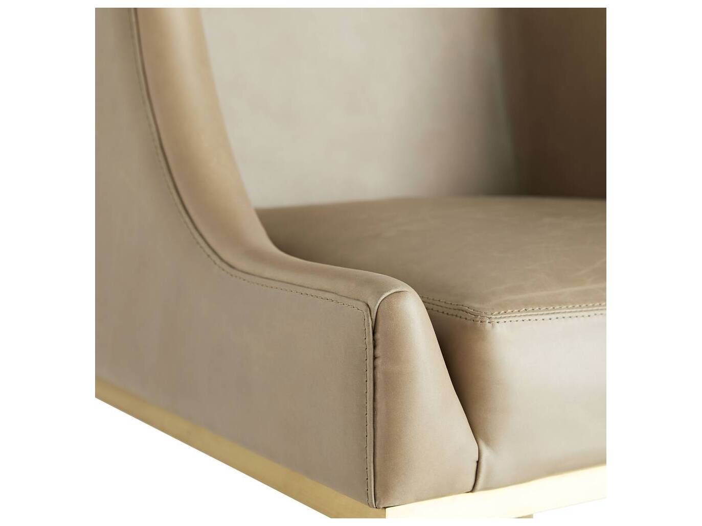 Arteriors Home Morel Leather Counter Stool Dalia