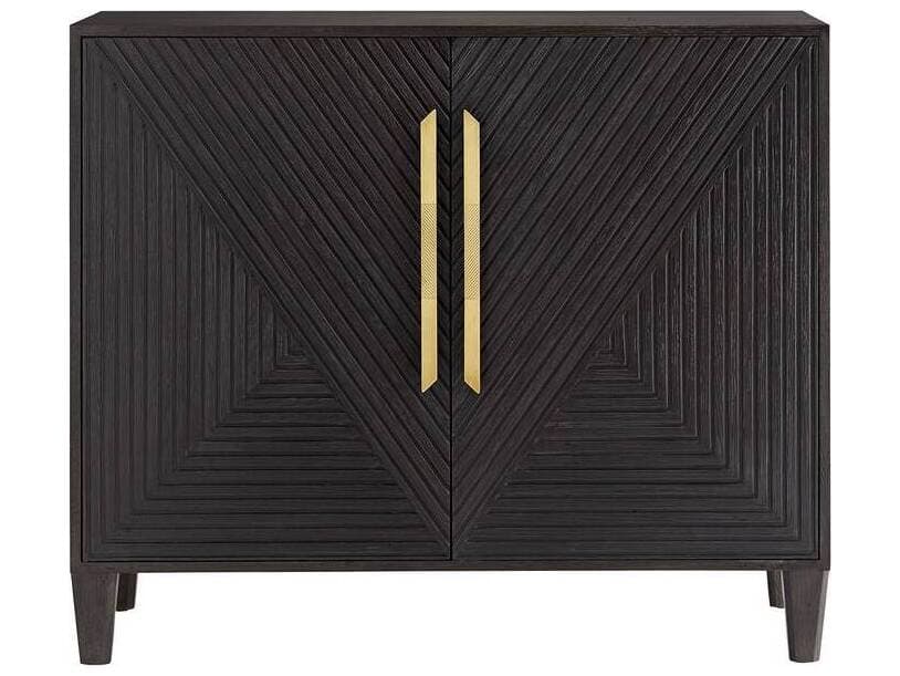 Arteriors Home Hendrix Ebony Black Oak Wood Accent Chest