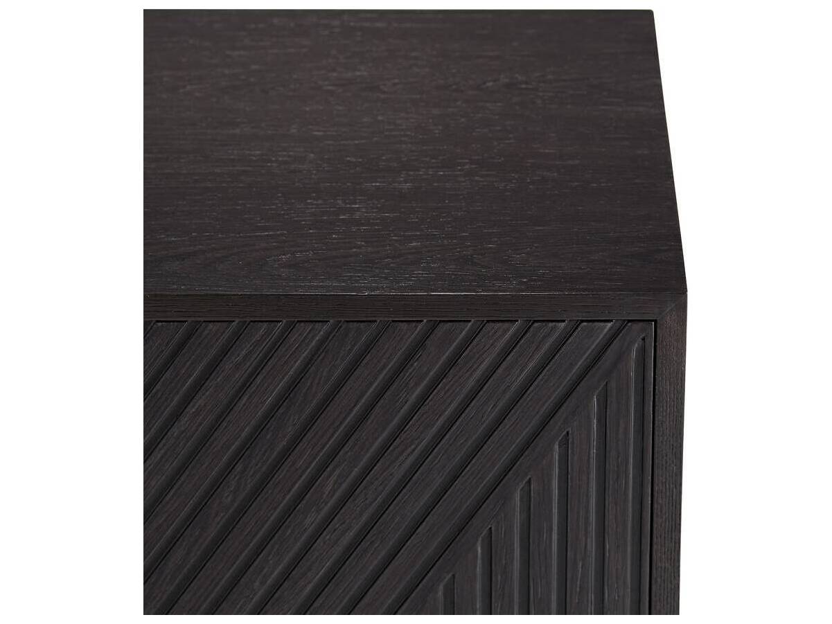 Arteriors Home Hendrix Ebony Black Oak Wood Accent Chest