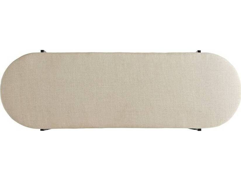 Arteriors Home Hanson Natural White Upholstered Accent Bench