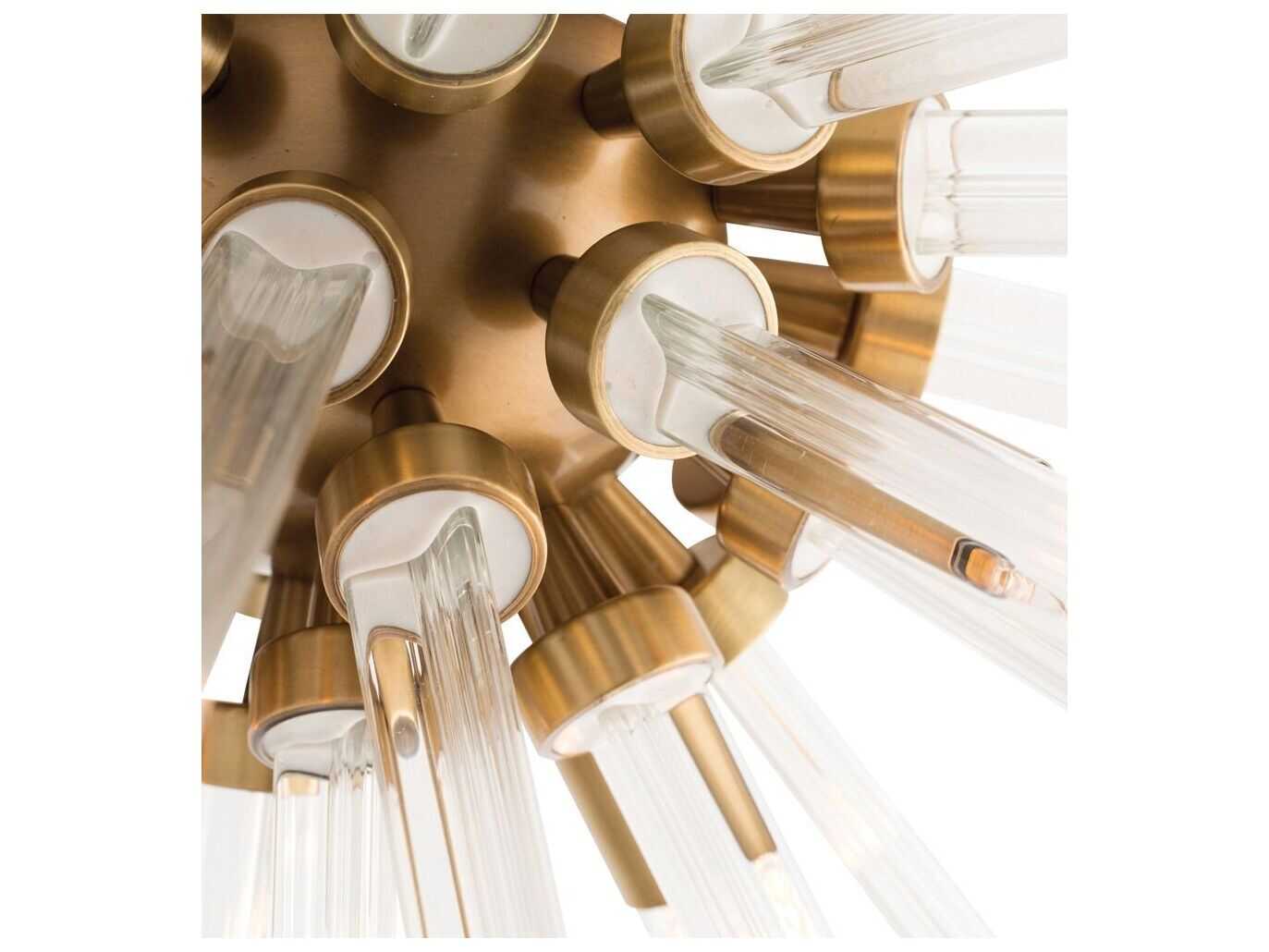 Arteriors Home Hanley 4-Light Antique Brass Sputnik Flush Mount