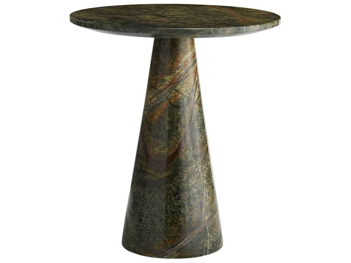 Arteriors Home Round Marble Jungle Icarius End Table