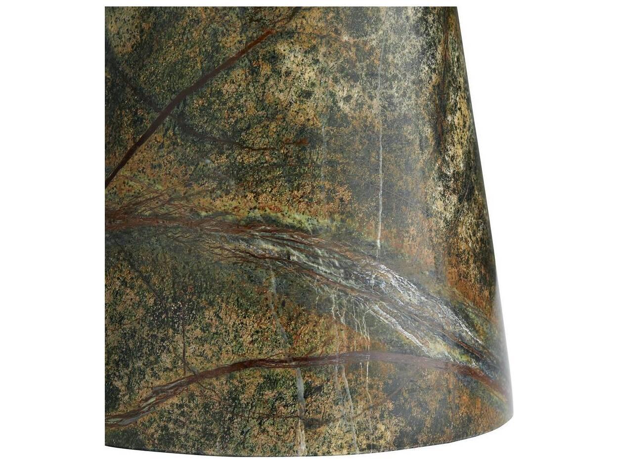 Arteriors Home Round Marble Jungle Icarius End Table