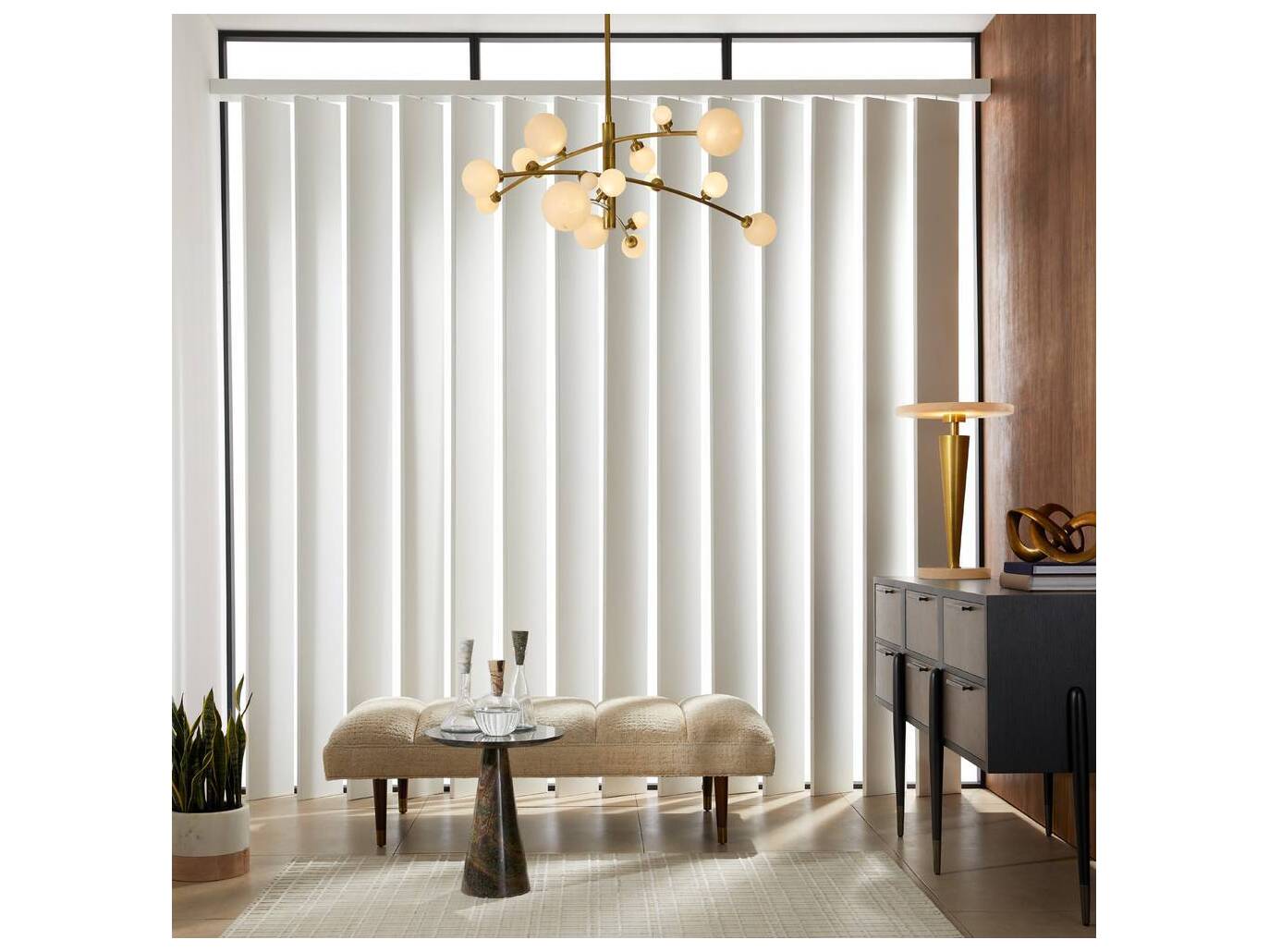 Arteriors Home Round Marble Jungle Icarius End Table