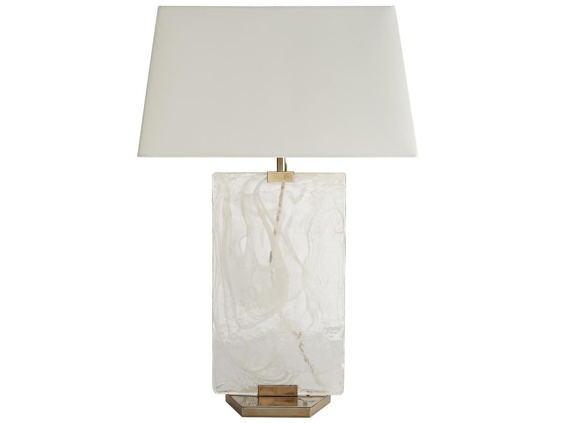 Arteriors Home Maddox  Opal Swirl White Buffet Lamp
