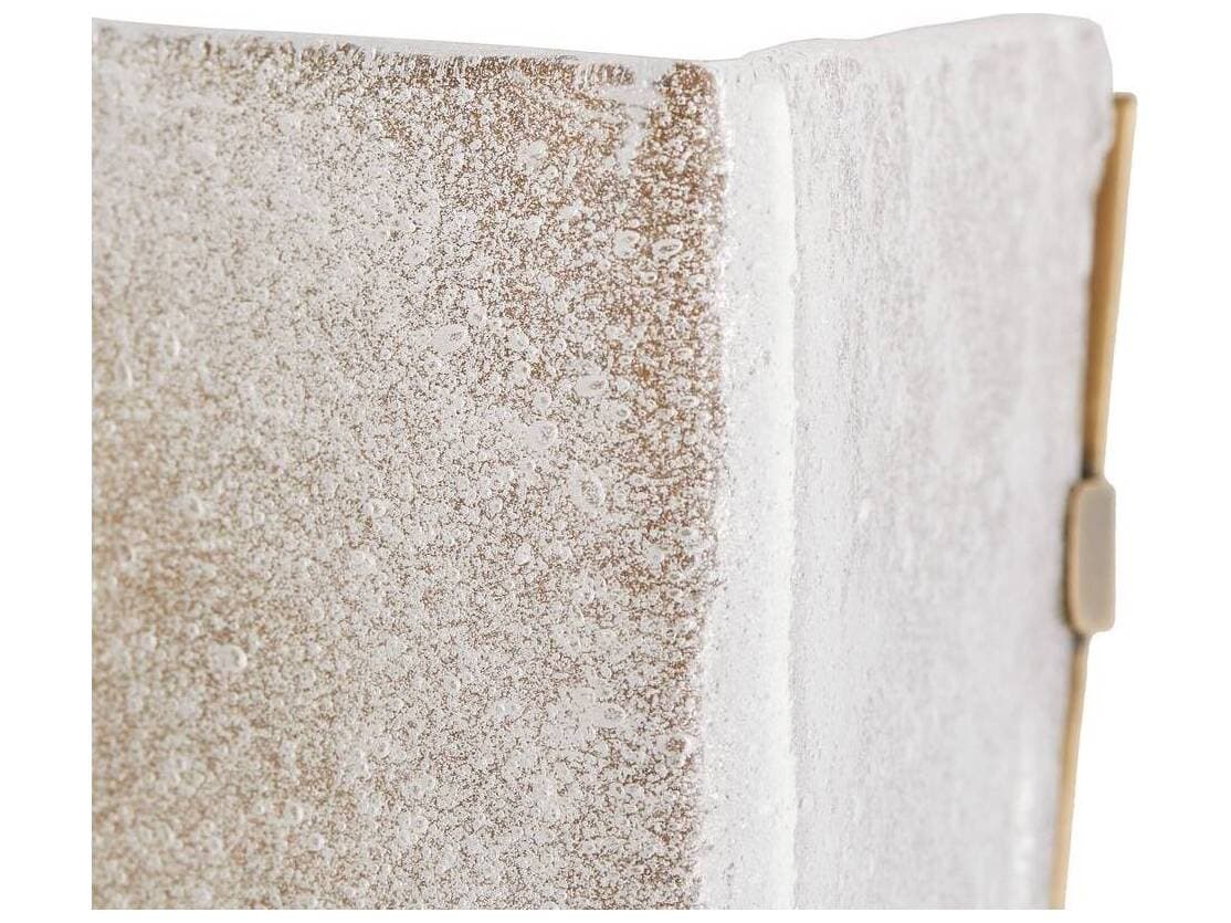 Arteriors Home Karina 1-Light Antique Brass Glass Wall Sconce