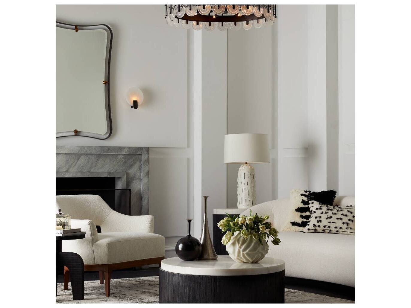 Arteriors Home Janey Natural Iron Wall Mirror