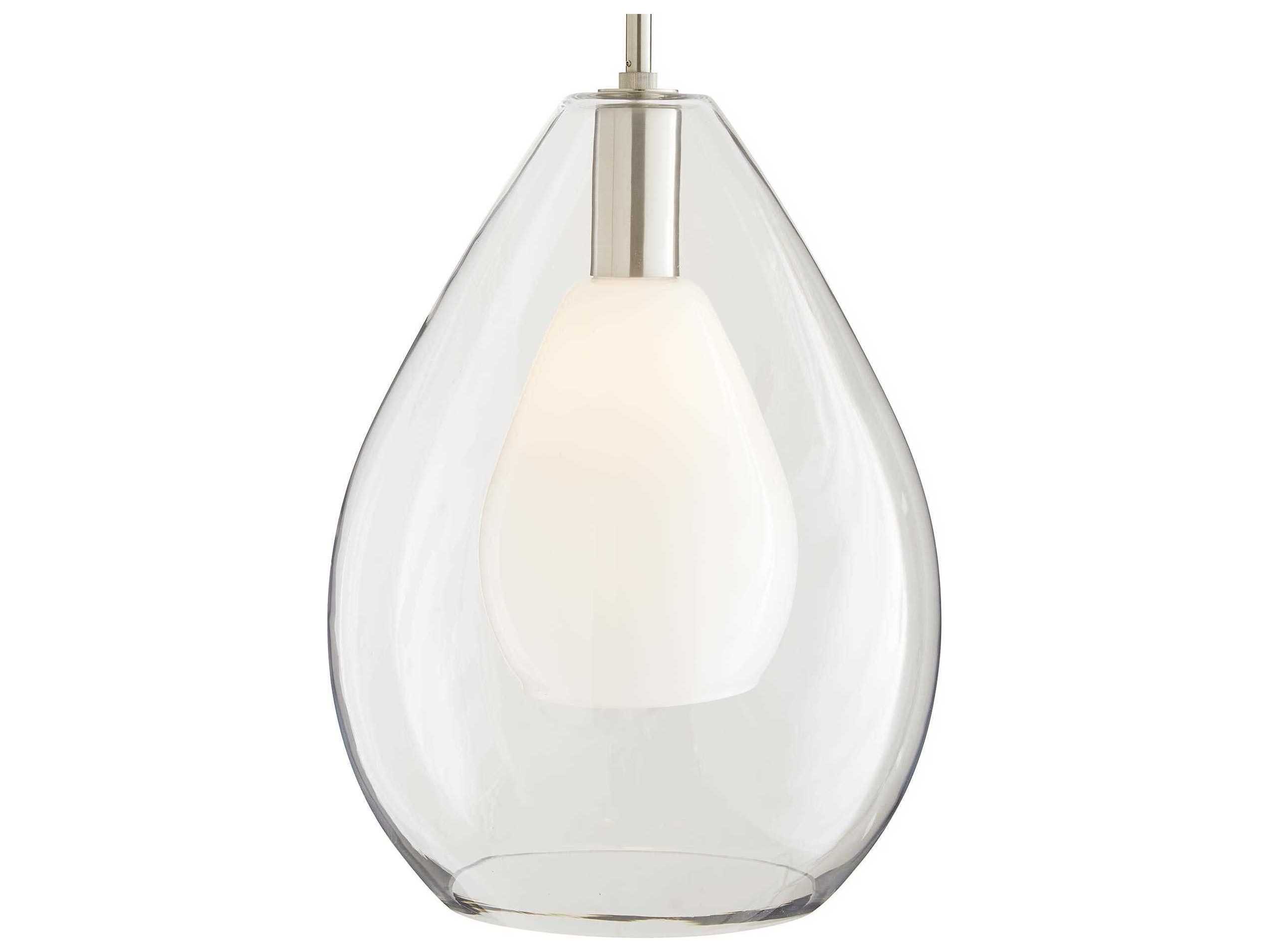 Arteriors Home Nala  1-Light Brushed Nickel Pendant