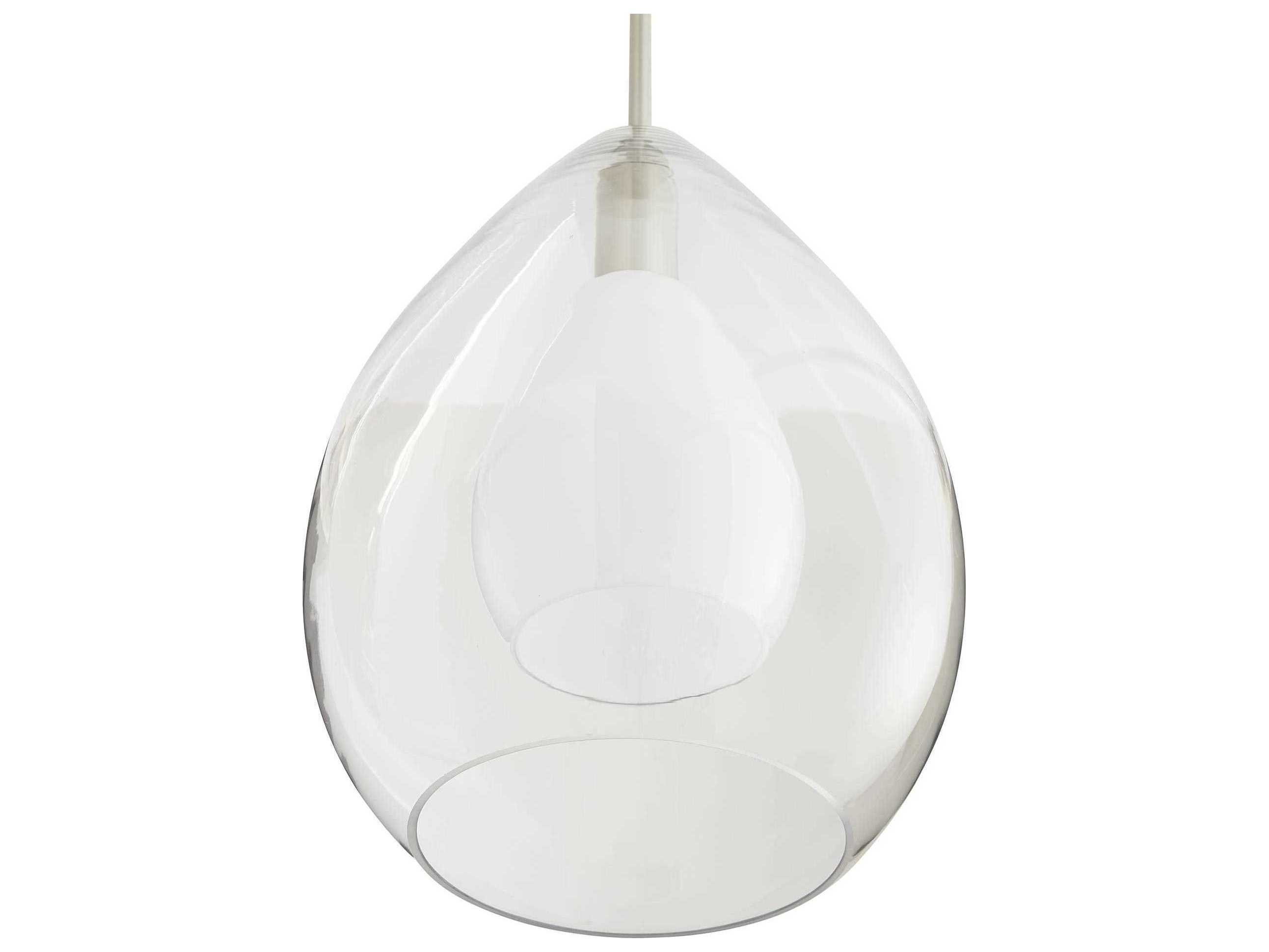 Arteriors Home Nala  1-Light Brushed Nickel Pendant