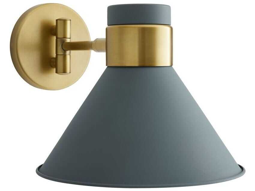 Arteriors Home Lane 1-Light Cadet Blue Wall Sconce