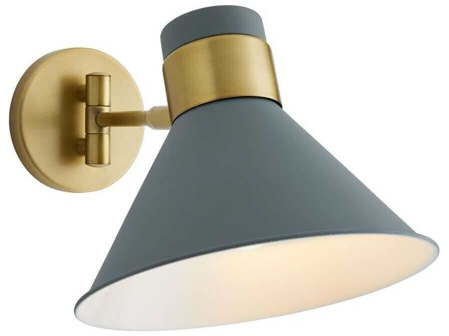 Arteriors Home Lane 1-Light Cadet Blue Wall Sconce