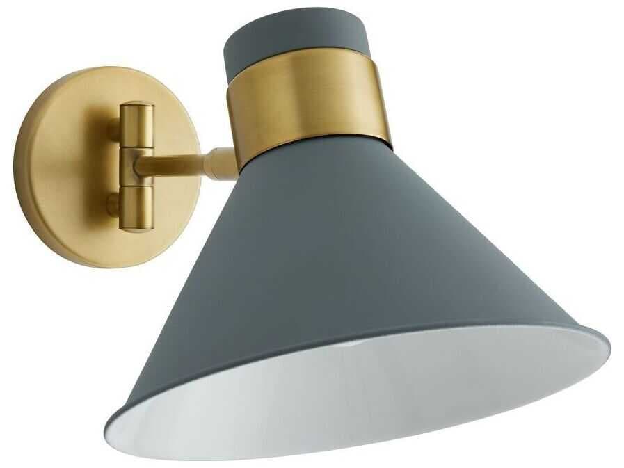 Arteriors Home Lane 1-Light Cadet Blue Wall Sconce