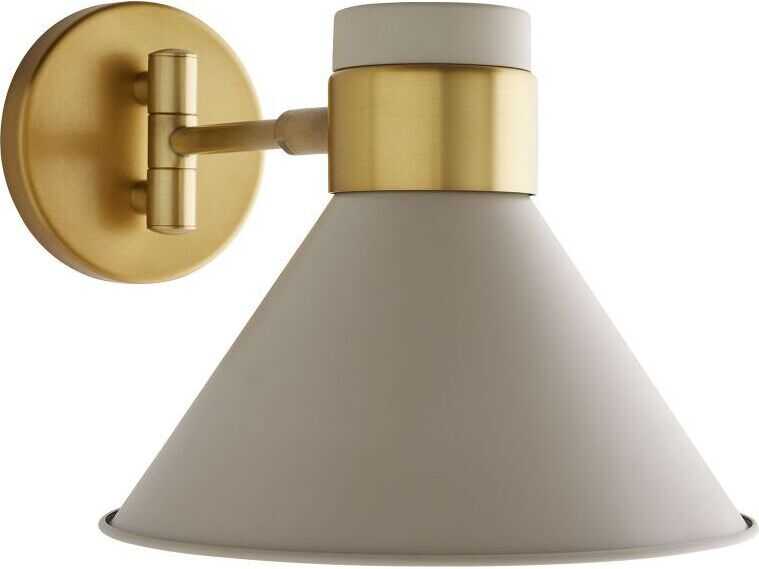 Arteriors Home Lane 1-Light Taupe Gray Wall Sconce