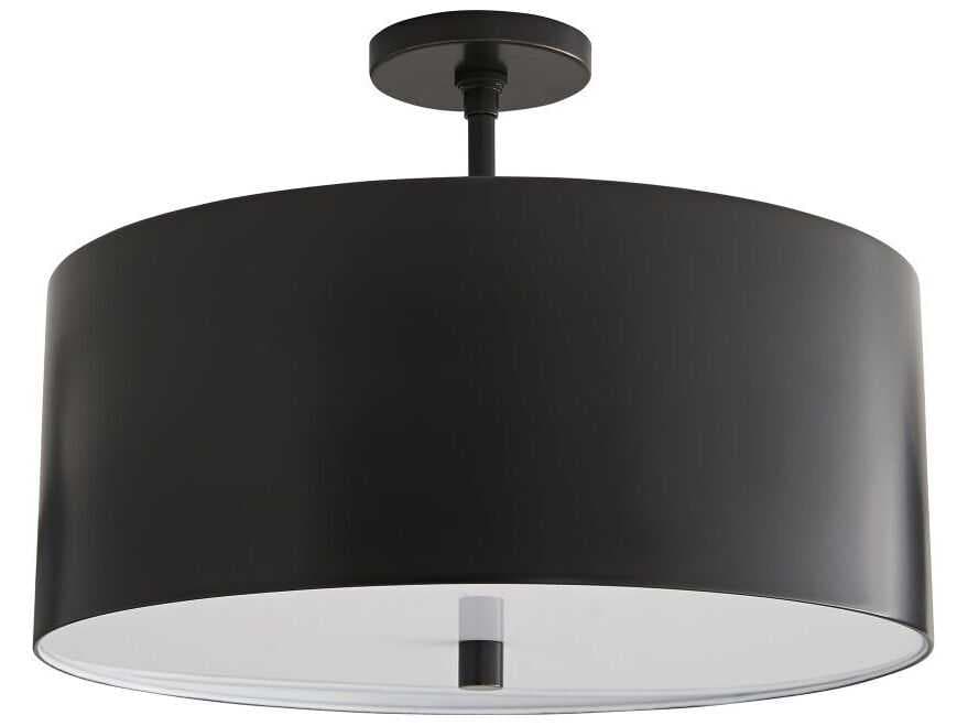 Arteriors Home Tarbell 3-Light Bronze Semi Flush Mount