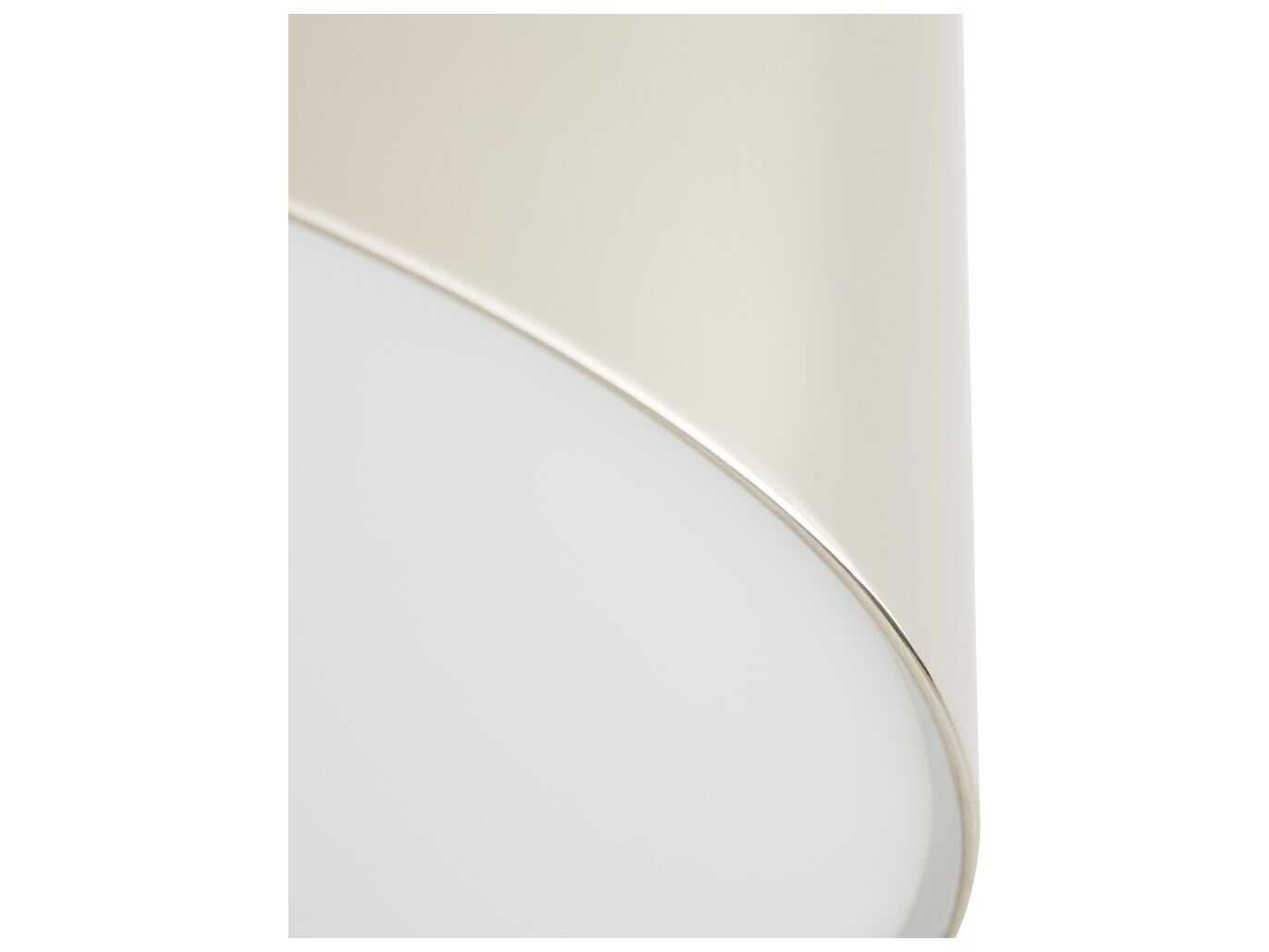 Arteriors Home Tarbell 3-Light Polished Nickel Semi Flush Mount