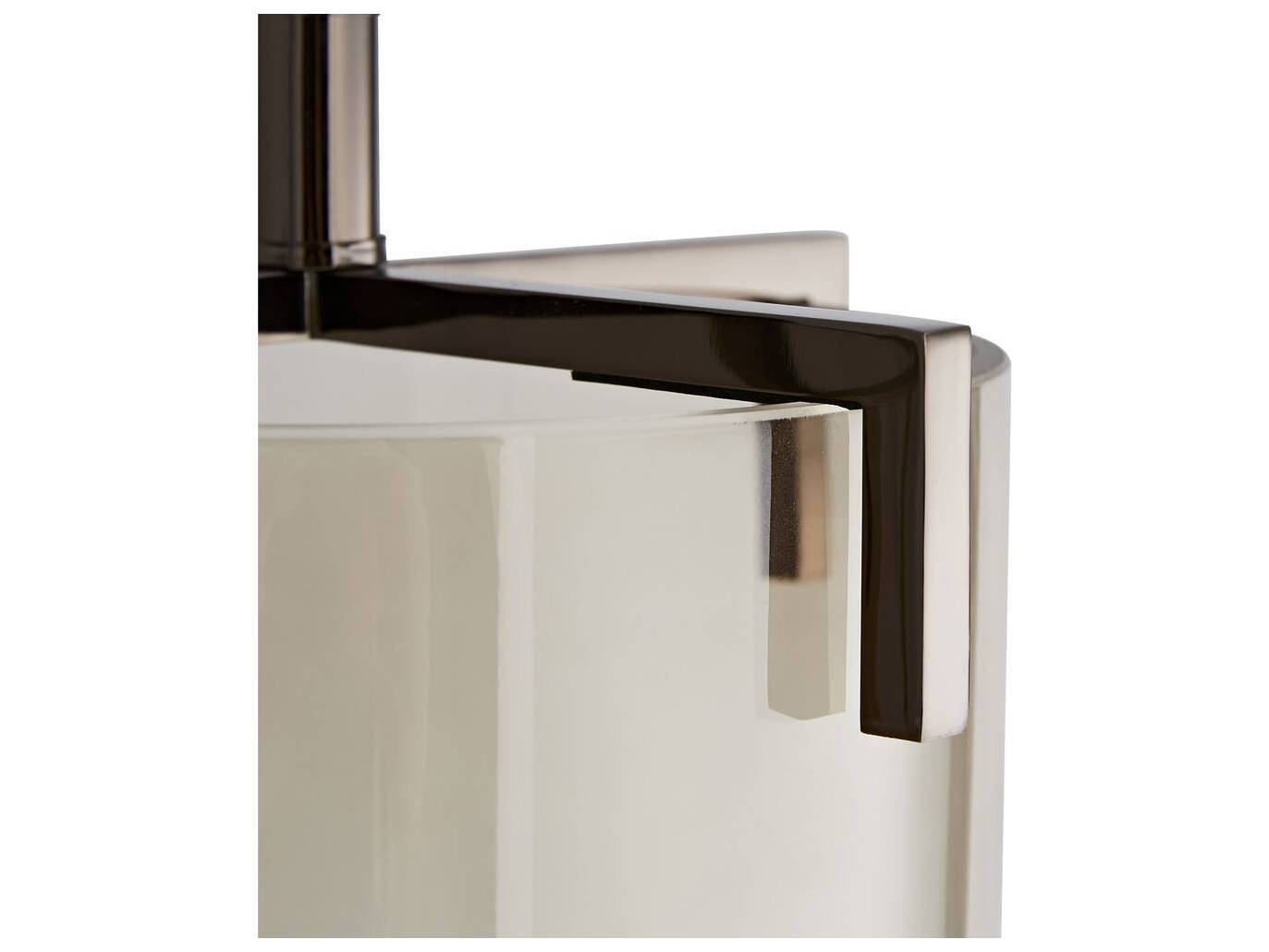 Arteriors Home Dale Smoke Glass Brown Nickel Buffet Lamp