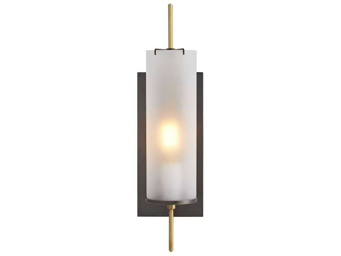 Arteriors Home Stefan 1-Light Bronze Antique Brass Wall Sconce