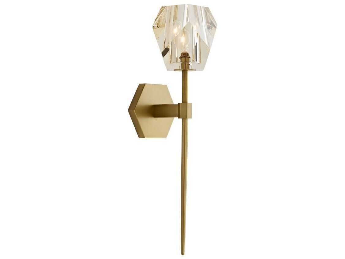 Arteriors Home Gemma 1-Light Antique Brass Wall Sconce