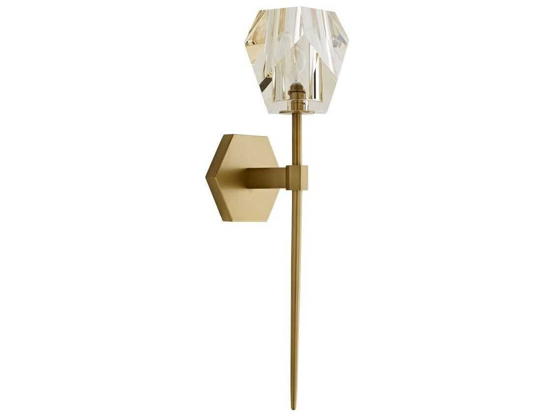 Arteriors Home Gemma 1-Light Antique Brass Wall Sconce