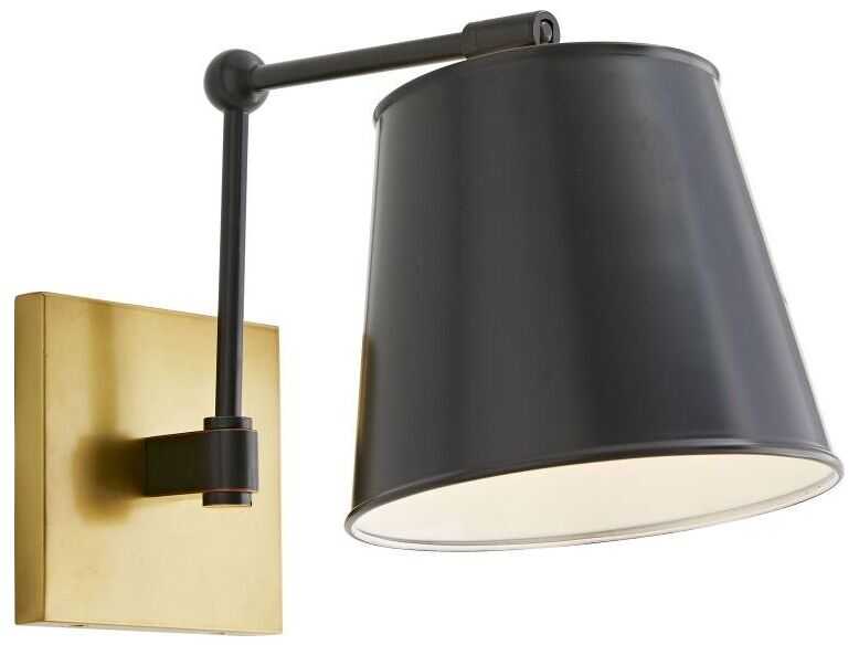 Arteriors Home Watson 1-Light Bronze Antique Brass Swing Wall Sconce