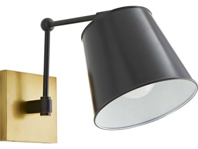 Arteriors Home Watson 1-Light Bronze Antique Brass Swing Wall Sconce