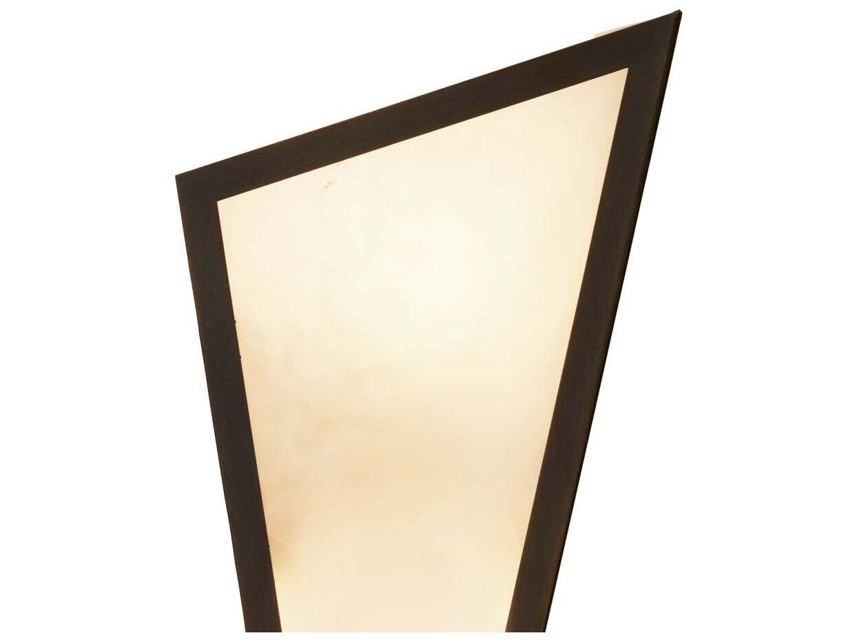 Arteriors Home Priestly 2-Light White Onyx Black Wall Sconce