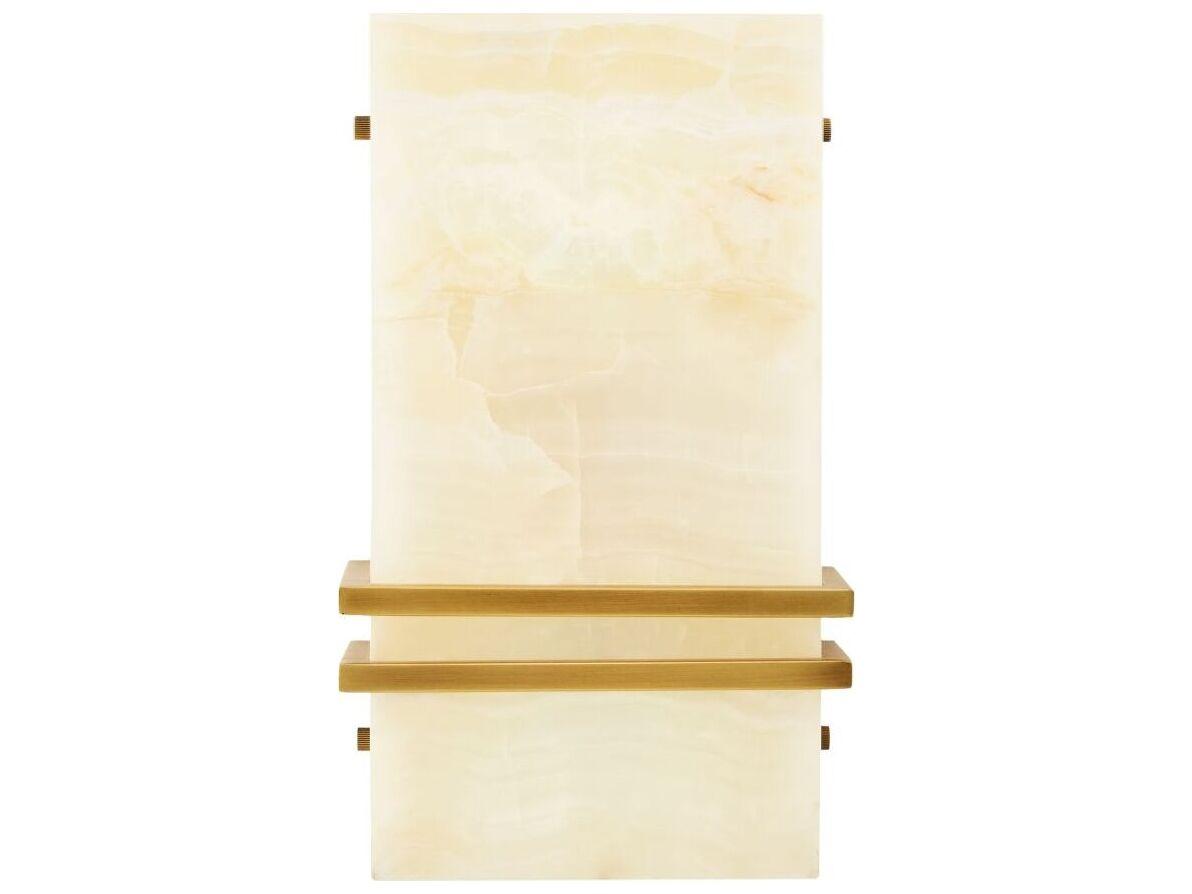 Arteriors Home Ronan 2-Light White Onyx Wall Sconce