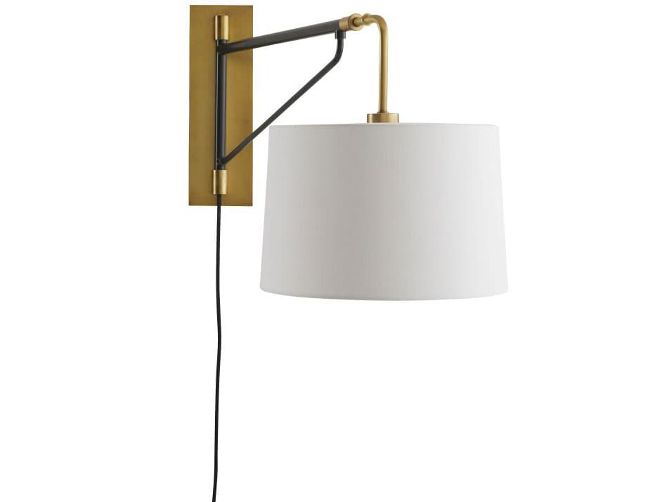 Arteriors Home Anthony 1-Light Antique Brass Bronze Swing Wall Sconce