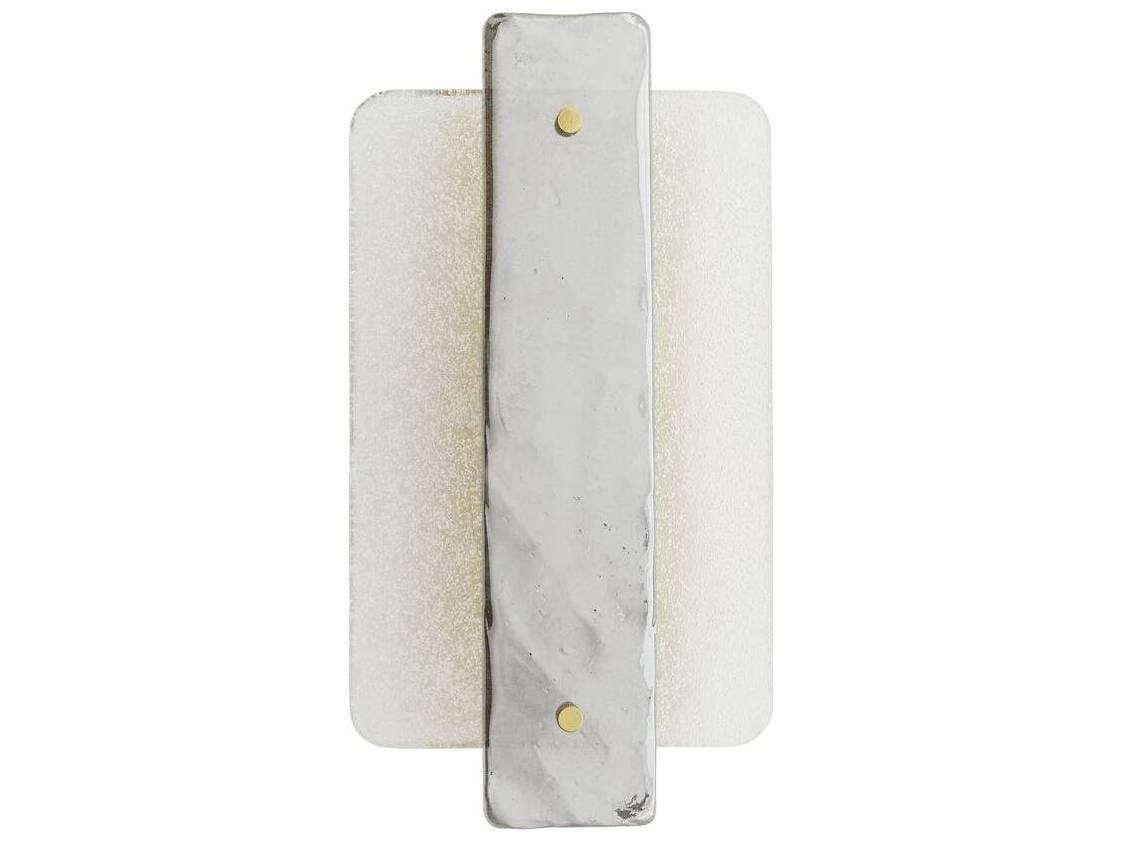 Arteriors Home Uriah 2-Light Smoke Luster Brass Wall Sconce