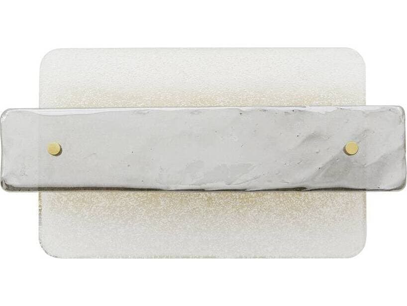 Arteriors Home Uriah 2-Light Smoke Luster Brass Wall Sconce