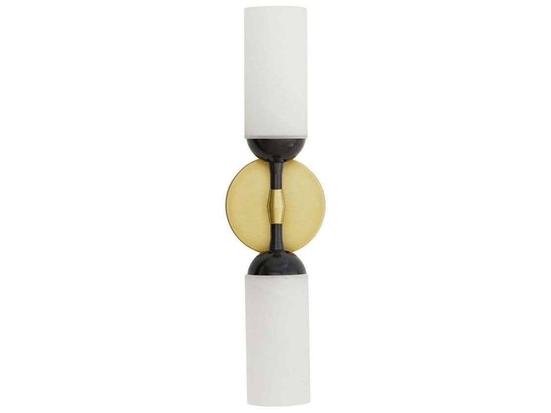 Arteriors Home Emmett 2-Light Antique Brass Bronze Wall Sconce