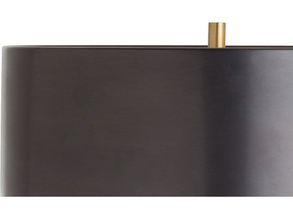 Arteriors Home Violetta  Matte Black Antique Brass Table Lamp