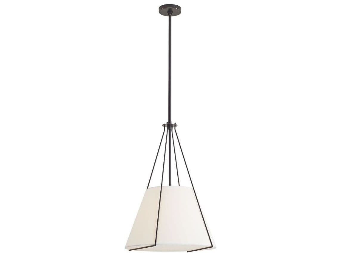 Arteriors Home Heloise 1-Light Bronze Drum Pendant