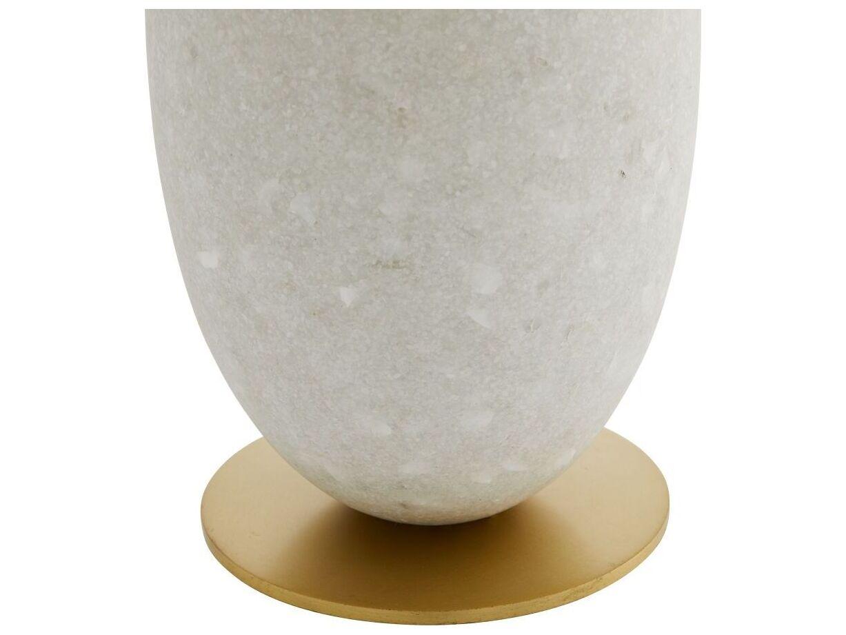 Arteriors Home Minato Ivory Glass Stone Off White Buffet Lamp