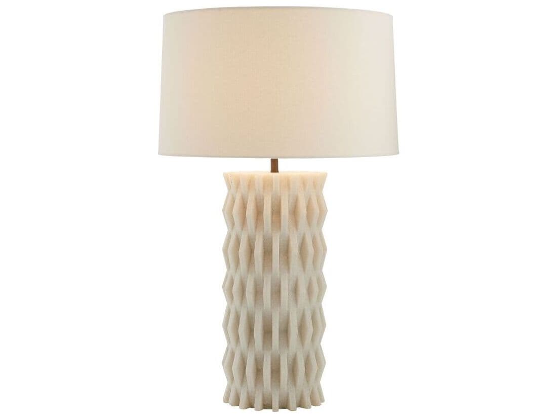 Arteriors Home Nago Ivory Ricestone Off White Buffet Lamp