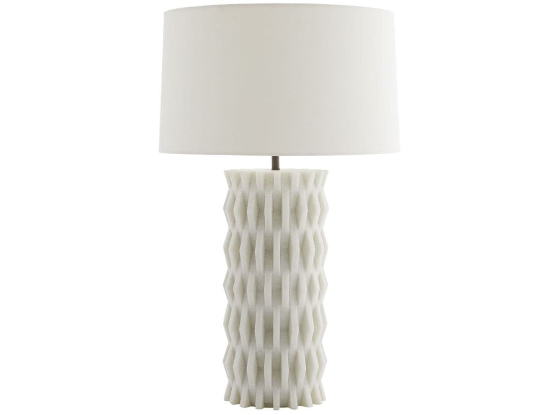 Arteriors Home Nago Ivory Ricestone Off White Buffet Lamp