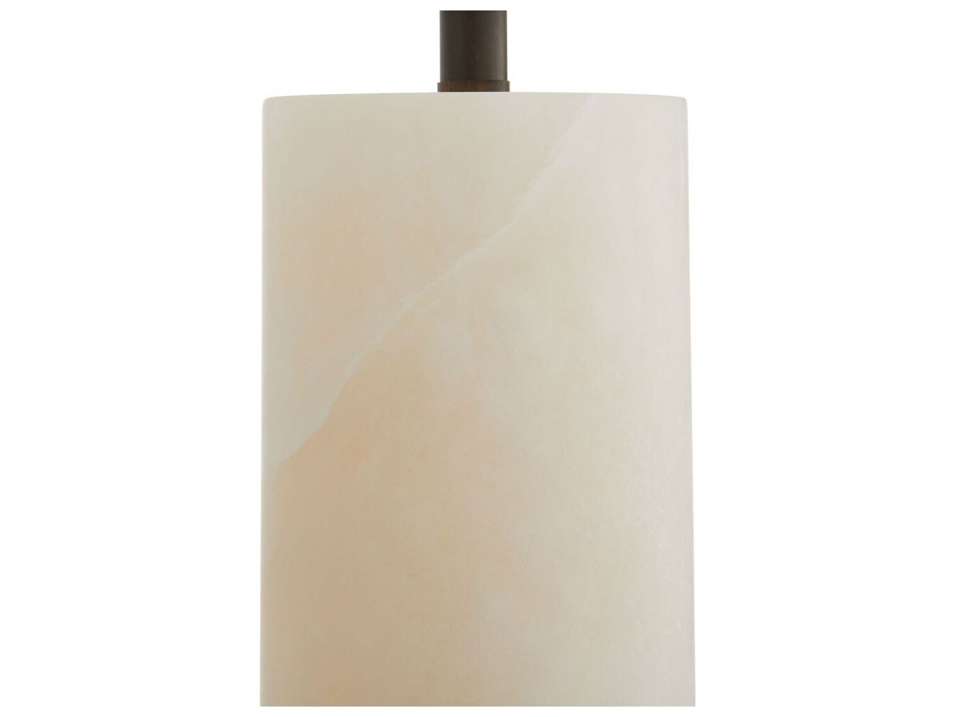 Arteriors Home Nashik White Alabaster Bronze Buffet Lamp