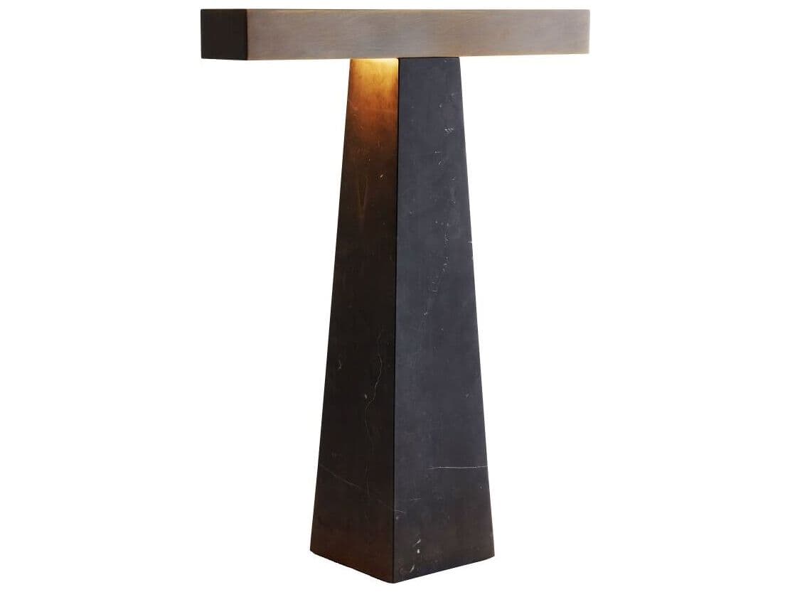 Arteriors Home Osbert English Bronze Black Marble Table Lamp