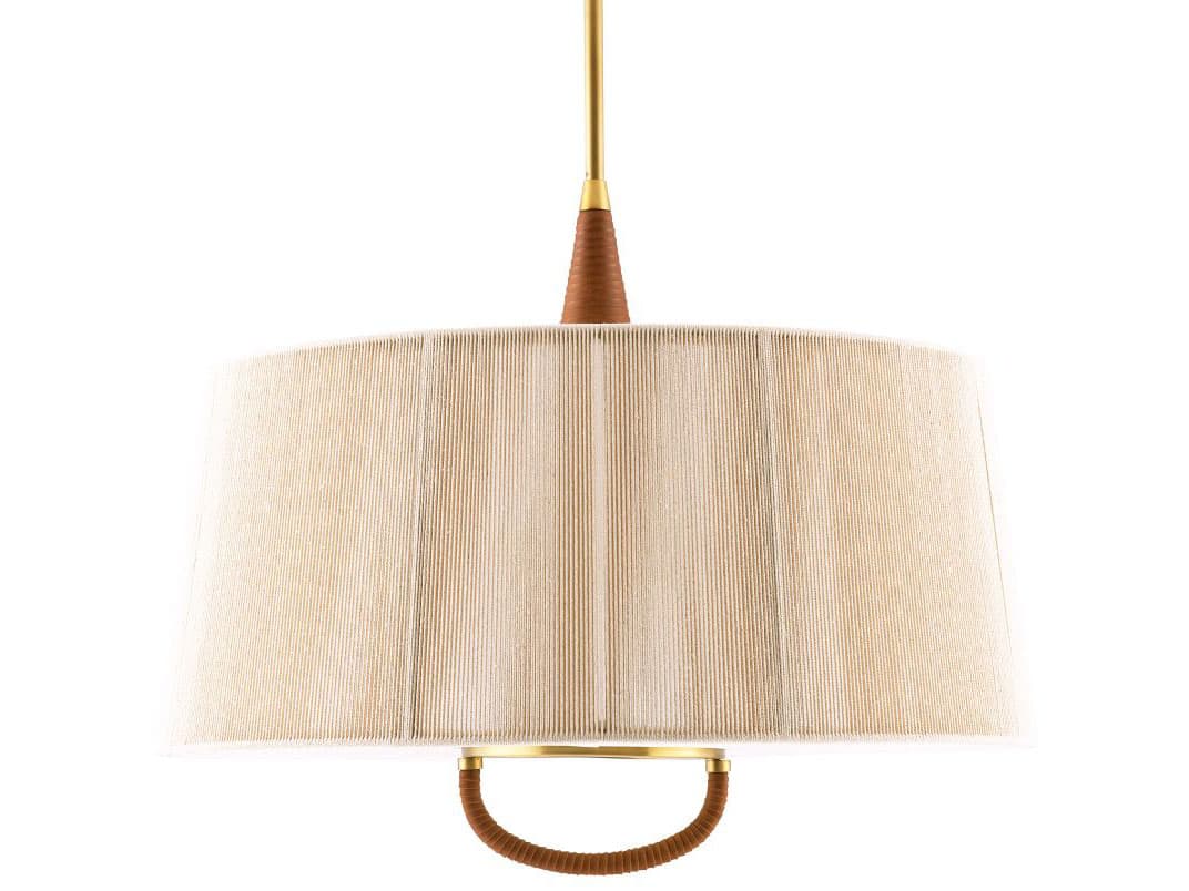 Arteriors Home Middlebury 6-Light Antique Brass Brown Pendant