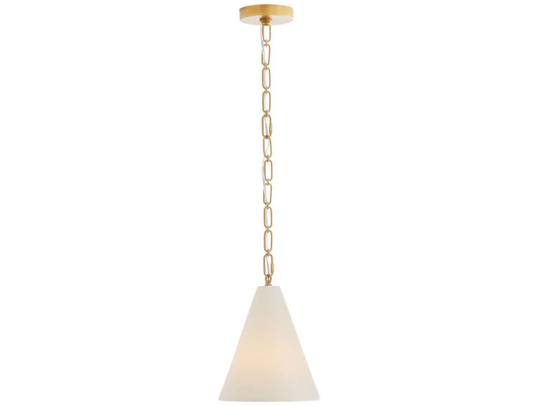 Arteriors Home Oakland 1-Light Antique Brass Mini Pendant