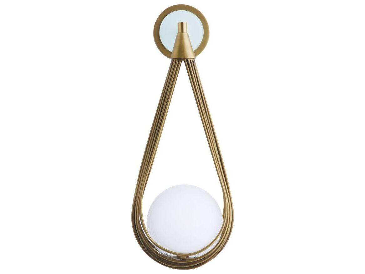 Arteriors Home Ova 1-Light Antique Brass Wall Sconce