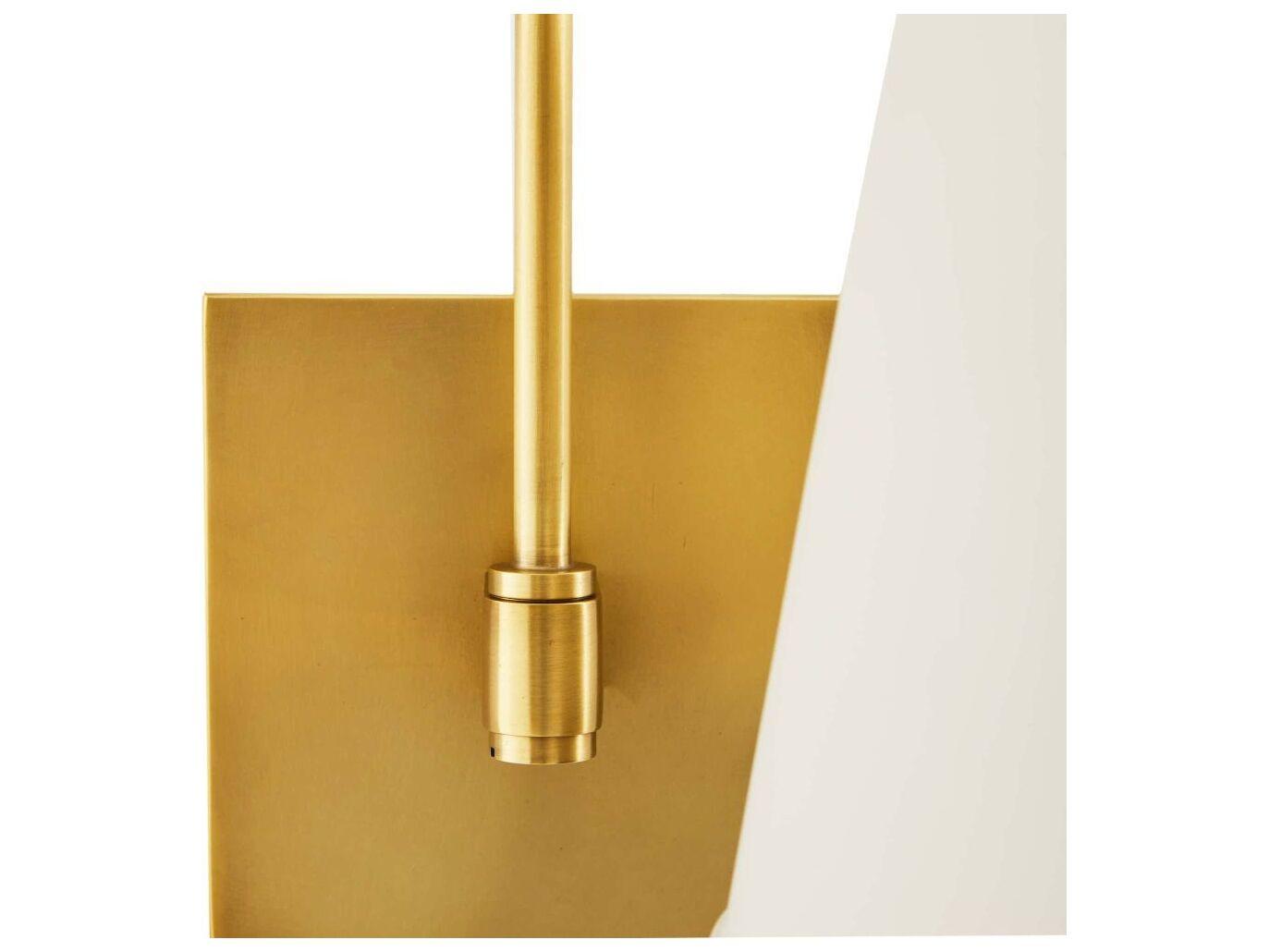 Arteriors Home Watson 1-Light Antique Brass Swing Wall Sconce