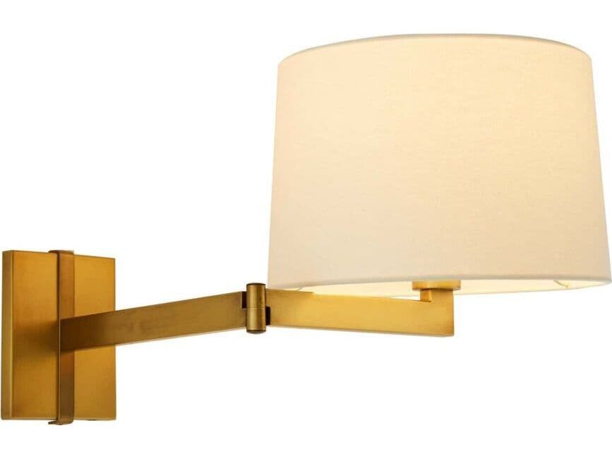 Arteriors Home Portland 1-Light Antique Brass Swing Wall Sconce