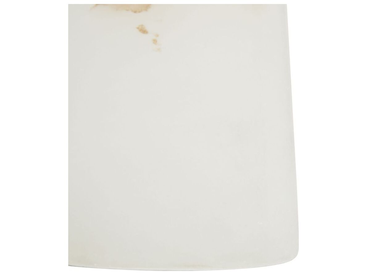 Arteriors Home Sidney Alabaster Antique Brass White Buffet Lamp