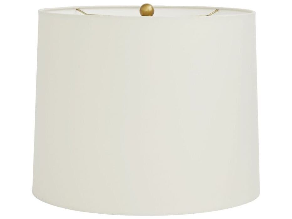 Arteriors Home Sidney Alabaster Antique Brass White Buffet Lamp