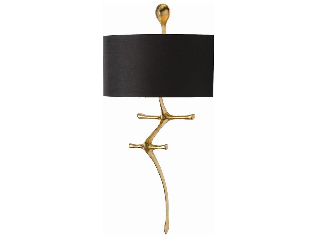 Arteriors Home Gilbert  1-Light Gold Leaf Wall Sconce