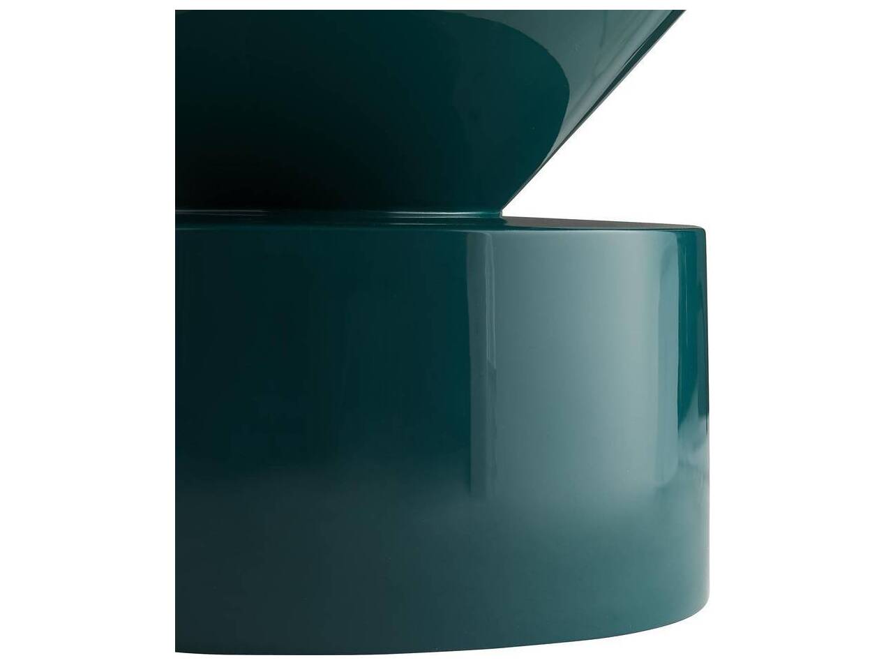 Arteriors Home Round Fiberglass Peacock Uma End Table