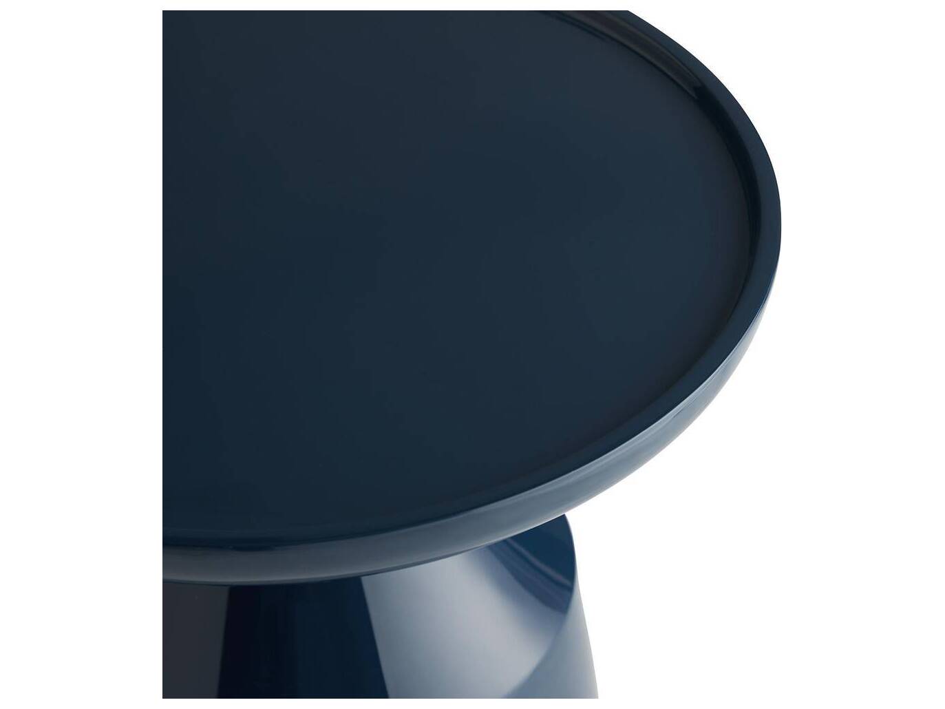 Arteriors Home Round Fiberglass Navy Turin End Table